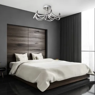 Näve Lampa wisząca LED Festos nikiel matowy, ściemniana - Lampy sufitowe - miniaturka - grafika 2