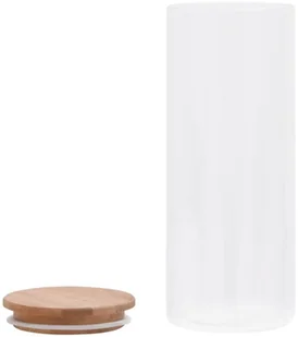 vidaXL vidaXL Szklane słoje z bambusową pokrywką 6 szt. 1000 ml 150696 - Pojemniki kuchenne - miniaturka - grafika 4