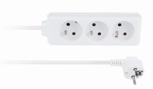 Libox Listwa zasilająca 3 gniazda biały 1.5m LB0080-1,5 - Listwy zasilające - miniaturka - grafika 2