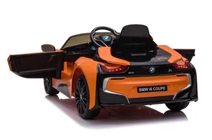 Pojazd BMW I8 LIFT Pomarańczowy - Pojazdy elektryczne dla dzieci - miniaturka - grafika 11