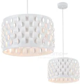 Lampy sufitowe - Maytoni LAMPA wisząca DELICATE MOD196-PL-02-W Maytoni ażurowa OPRAWA okrągły zwis biały MOD196-PL-02-W - miniaturka - grafika 1