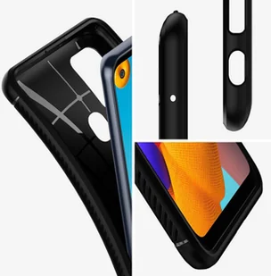 Spigen Etui Rugged Armor Galaxy A21s czarne 8809685629269 - Etui i futerały do telefonów - miniaturka - grafika 3