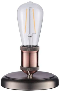 Endon Rustykalna LAMPKA biurkowa HAL 76355 Endon stojąca LAMPA stołowa metalowa industrialna miedź cyna 76355 - Lampy sufitowe - miniaturka - grafika 3