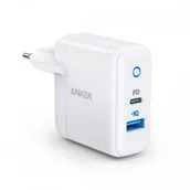 Ładowarki do telefonów - Anker Ładowarka PowerPort PD+2 18W USB-C + 15W USB-A Biała A2626LD1 - miniaturka - grafika 1
