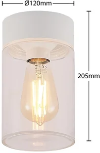 ARCCHIO Arcchio Liljana lampa sufitowa, IP65, biała - Lampy ogrodowe - miniaturka - grafika 5