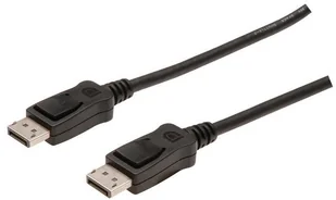 Assmann Kabel połączeniowy DisplayPort 1.1a z zatrzaskami Typ DP/DP M/M czarny 5m AK-340100-050-S - Kable komputerowe i do monitorów - miniaturka - grafika 5