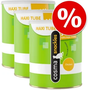 Cosma snackies XXL Maxi Tube Przysmak liofilizowany, łosoś - 150 g - Suplementy i witaminy dla kotów - miniaturka - grafika 3