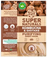 Maseczki do twarzy - Earth Kiss Earth Kiss - Super Naturals - Purifying Sheet Mask - Oczyszczająca maska w płachcie - Kombucha &amp; Grzyby Shiitake - miniaturka - grafika 1