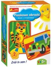 Ranok Piaskowe obrazki Dżip i tygrysek Creative - Zabawki kreatywne - miniaturka - grafika 2