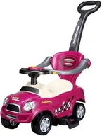 Jeździki dla dzieci - Multistore Multistore, jeździk 3 w 1, różowy - miniaturka - grafika 1