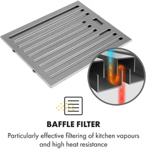 Klarstein Purista Americana TK15CH-Purista-A - Okapy kuchenne - miniaturka - grafika 3