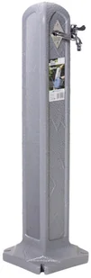 Prosperplast Słupek ogrodowy z kranikiem Tanker granitowy - Skrzynie ogrodowe - miniaturka - grafika 2