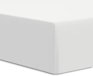 Prześcieradło jersey elastan z gumką WHITE/BIAŁY/220x200x30 PJE220/WHITE - Prześcieradła - miniaturka - grafika 2