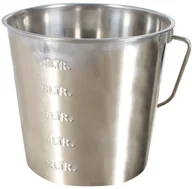 Akcesoria do hodowli zwierząt - Kerbl Wiadro, 12,3 L, stal nierdzewna, 29377 Kerbl - miniaturka - grafika 1