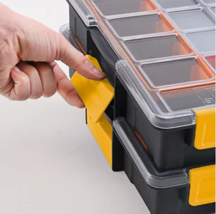 PARTNER B2B Prafesjonalna walizka na drobne elementy, 14 schowków 124254 - Pozostałe wyposażenie warsztatu - miniaturka - grafika 3