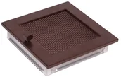 Kominy i akcesoria - Kratka kominkowa stara miedź z żaluzją 17 x 17 cm - miniaturka - grafika 1