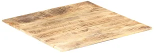 vidaXL Blat stołu, lite drewno mango, 15-16 mm, 80x80 cm vidaXL - Blaty meblowe i parapety okienne - miniaturka - grafika 7