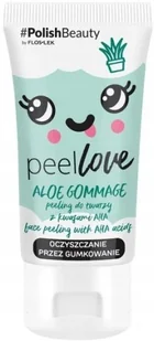 Flos-lek Floslek PeelLove Peeling do twarzy z kwasami AHA Aloe Gommage 75ml - Kremy oczyszczające - miniaturka - grafika 3