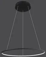 Lampy sufitowe - Altavola Design ADesign lampa wisząca Ledowe okręgi No. 1 czarny in 3k LA073/P_80_in_3k_black - miniaturka - grafika 1