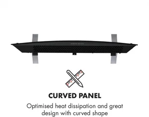Klarstein Klarstein Bornholm Curved Ambient grzejnik konwekcyjny 1000/2000W czarny ACO7-Bornholm CrV - Ogrzewanie przenośne - miniaturka - grafika 8