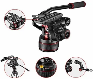 Manfrotto Głowica Video Nitrotech 608 MVH608AH - Głowice do statywów Manfrotto Głowica Video Nitrotech 608 MVH608AH - Głowice do statywów - miniaturka - grafika 2