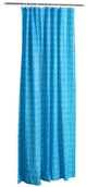 Zasłony prysznicowe - Premier Housewares Premier housewares zasłona prysznicowa z mozaiką wzór, niebieski 1605204 - miniaturka - grafika 1