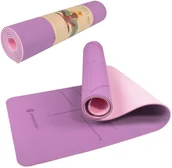 Maty do ćwiczeń - Springos Mata do ćwiczeń 183 cm fioletowo-różowa YG0015 - miniaturka - grafika 1