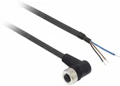 Kable - SCHNEIDER Konektor-okablowany-kątowy-żeński-M12-4-piny-z-LED-kabel-5m XZCP1340L5 - miniaturka - grafika 1