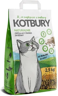 KotBury Żwirek zbożowy 2.5kg - Żwirek dla kotów - miniaturka - grafika 2