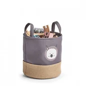 Pudła i pojemniki do przechowywania - Zeller ZELLER BUNNY KOSZ DO PRZECHOWYWANIA 25 X 25 CM SZARY - miniaturka - grafika 1