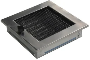 Parkanex Hearth kominkowa Hearth 17 x 17 cm stal szczotkowana - Kratki wentylacyjne - miniaturka - grafika 2