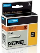 Papier do drukarek - Dymo Rhino 18436, S0718500, 19mm x 5,5m czarny druk / pomarańczowy podkład, taśma oryginalna - miniaturka - grafika 1