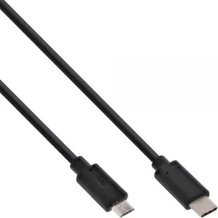InLine Kabel USB USB C Micro USB M/M Czarny 2m 35742 - Kable USB - miniaturka - grafika 2