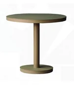 Stoły - Resol Stół Barcino śr. 80 Sand 1423 - miniaturka - grafika 1