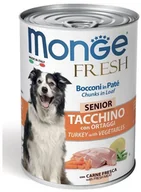 Mokra karma dla psów - Monge Fresh Karma dla psa Senior Indyk w cieście 400g - miniaturka - grafika 1