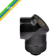 Chłodzenie wodne - Thermaltake Pacific G1/4 90 Degree Adapter Black (CL-W052-CU00BL-A) - miniaturka - grafika 1