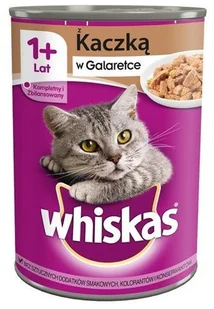 Whiskas Adult puszka 12 x 400g mokra karma dla kotów z kaczką w galaretce 41899-uniw - Mokra karma dla kotów Whiskas Adult puszka 12 x 400g mokra karma dla kotów z kaczką w galaretce 41899-uniw - Mokra karma dla kotów - miniaturka - grafika 2