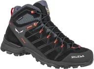 Buty trekkingowe męskie - Salewa Alp Mate WP Mid Shoes Men, czarny/szary UK 9 | EU 43 2021 Trapery turystyczne - miniaturka - grafika 1
