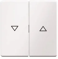 Wyłączniki światła i elektryczne - Berker Q.1/Q.3 klawisz podw strzałka 16256089 biał - miniaturka - grafika 1
