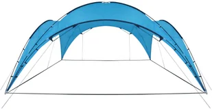vidaXL Namiot imprezowy, łuk, 450x450x265 cm, jasnoniebieski - Namioty - miniaturka - grafika 2