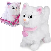 Zabawki interaktywne dla dzieci - Natalia Interaktywny Kotek Chodzący Na Smyczy Kot - miniaturka - grafika 1