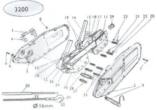 030 Przeciągarka linowa rukcug ręczna z lina udźwig 0,8 T długość liny 20m) 03076129 76129-uniw - Wciągarki 030 Przeciągarka linowa rukcug ręczna z lina udźwig 0,8 T długość liny 20m) 03076129 76129-uniw - Wciągarki - miniaturka - grafika 14