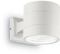 Lampy ogrodowe - Ideal Lux Kinkiet SNIF ROUND AP1 BIANCO 144283 - miniaturka - grafika 1