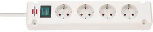 Brennenstuhl Listwa zasilająca 4 gniazda wyłącznik biały 1.5m 1150650124) 1150650124 - Listwy zasilające Brennenstuhl Listwa zasilająca 4 gniazda wyłącznik biały 1.5m 1150650124) 1150650124 - Listwy zasilające - miniaturka - grafika 1