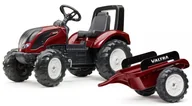 Jeździki dla dzieci - Falk traktor Valtra z platformą - miniaturka - grafika 1