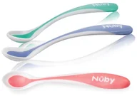 Sztućce dla dzieci - Nuby Łyżeczki Hot Safe 4 szt. ID5278 - miniaturka - grafika 1