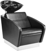 Myjki fryzjerskie - AYALA Myjnia fryzjerska Quadro dostępna w 48h misa czarna - miniaturka - grafika 1