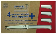 Noże stołowe - Opinel Zestaw noży stołowych  bon Appetit +, jasnoszary zestaw noży stołowych bon Appetit +, jasnoszary, niebieski, M,,,,, 1012384410 1012384410 - miniaturka - grafika 1