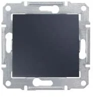 Schneider Electric SEDNA Wyłącznik 1 pojedynczy 1-biegunowy grafit SDN0100170 SDN0100170/SCH - Wyłączniki światła i elektryczne - miniaturka - grafika 2