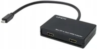 Adaptery i przejściówki - Lindy Adapter Mini Display Port MST-2x Hdmi 41732 - miniaturka - grafika 1